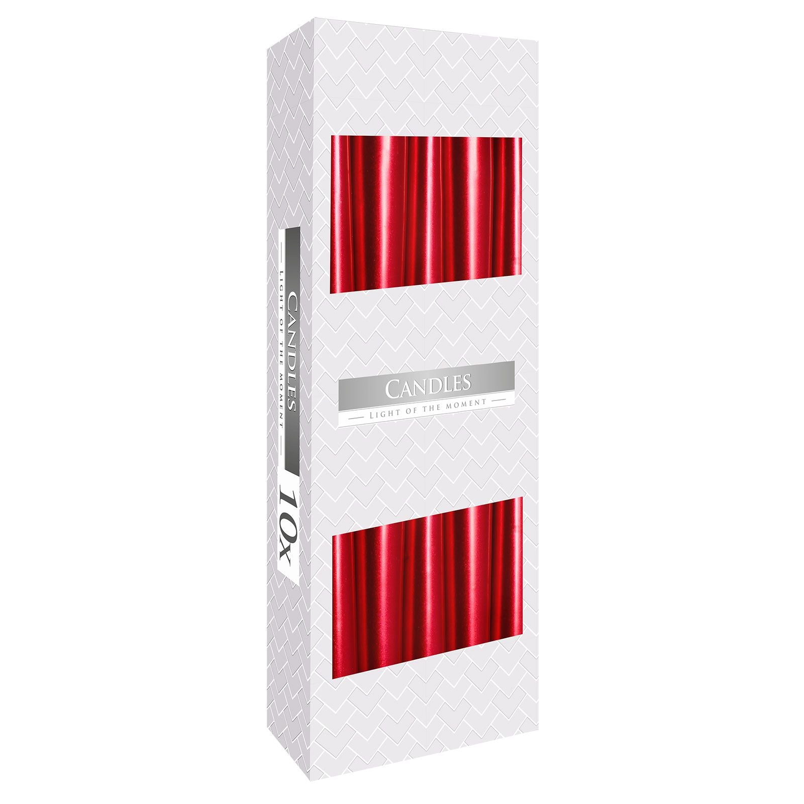 Taper Candle Red Metallic