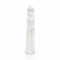 Gemstone Six Face Obelisk Poins approx 17cm - Rock Crystal