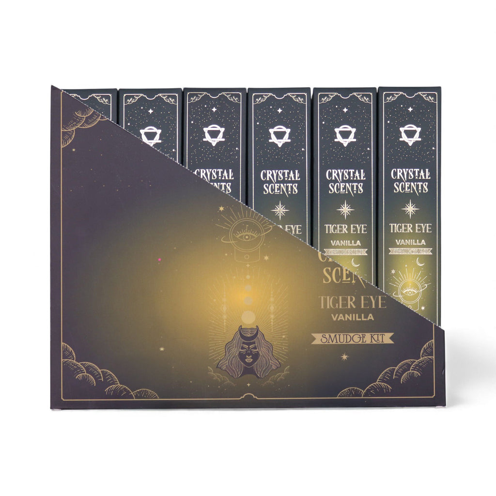 Tiger Eye Crystal Scents Smudge Incense Vanilla