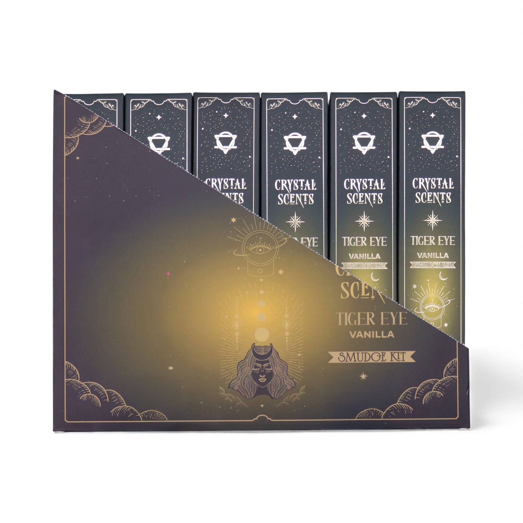 Tiger Eye Crystal Scents Smudge Incense Vanilla
