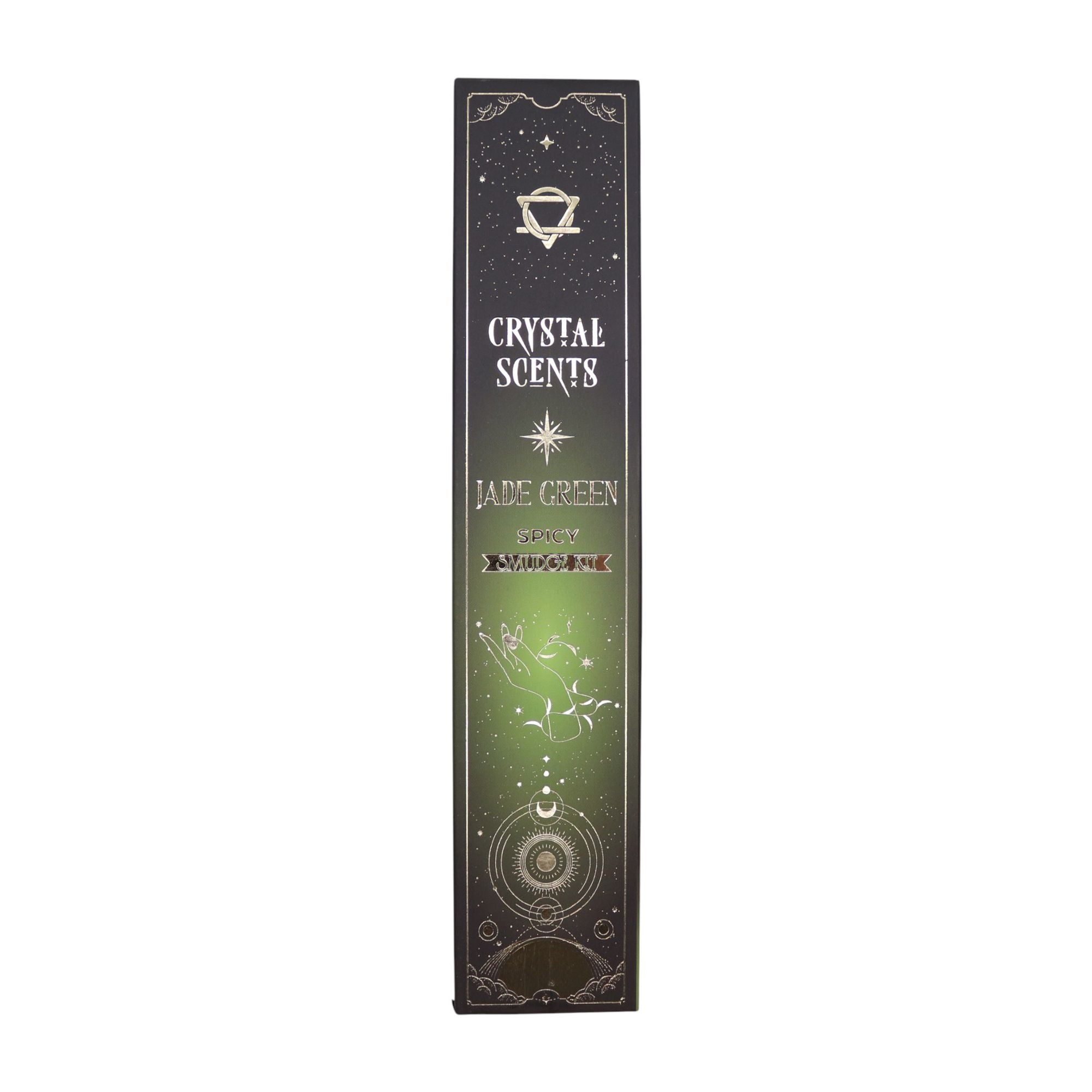 Jade Crystal Scents Smudge Incense Spicy