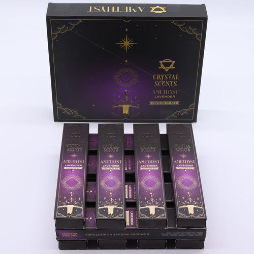 Amethyst Crystal Scents Smudge Incense - Lavender
