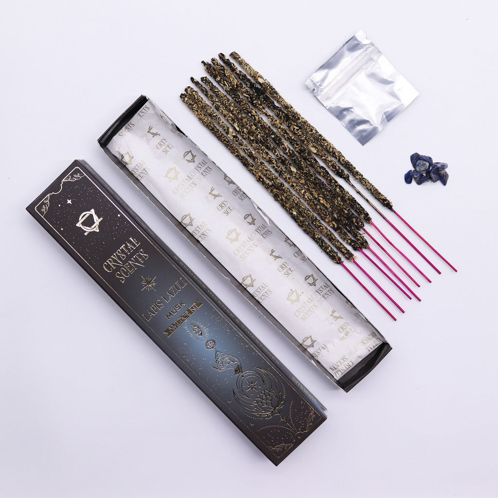 Lapis Crystal Scents Smudge Incense Musk