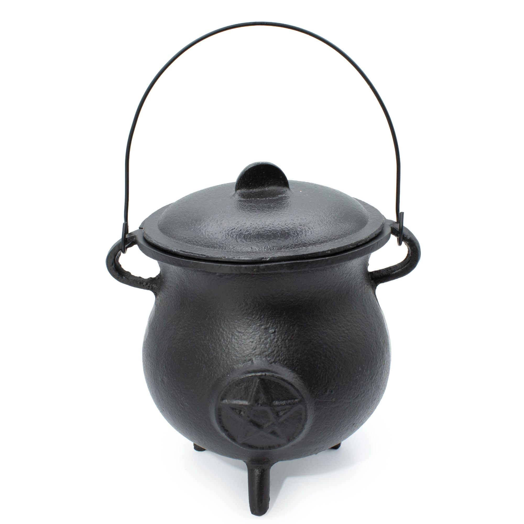 Extra Huge Cast Iron Cauldron with Pentagon 23x18cm (at least 4kg)