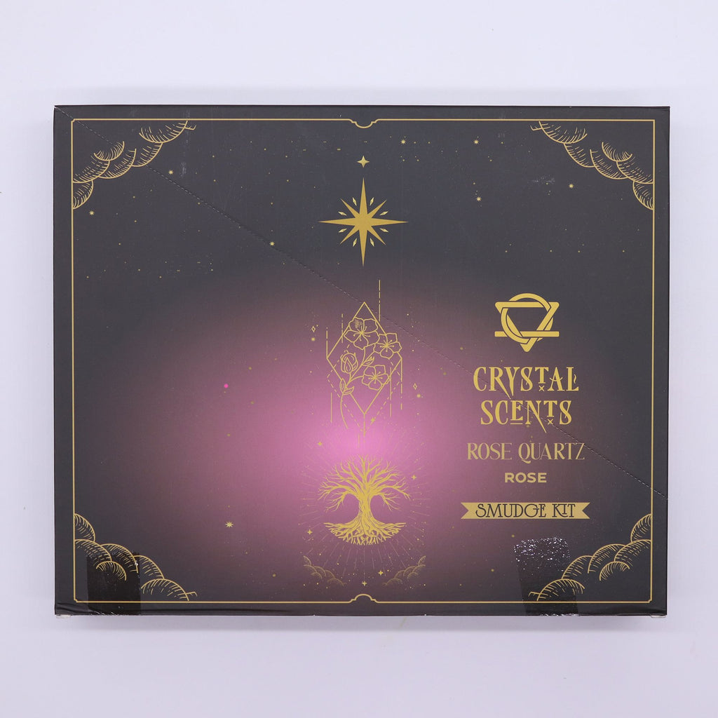 Rose Quartz Crystal Scents Smudge Incense Rose