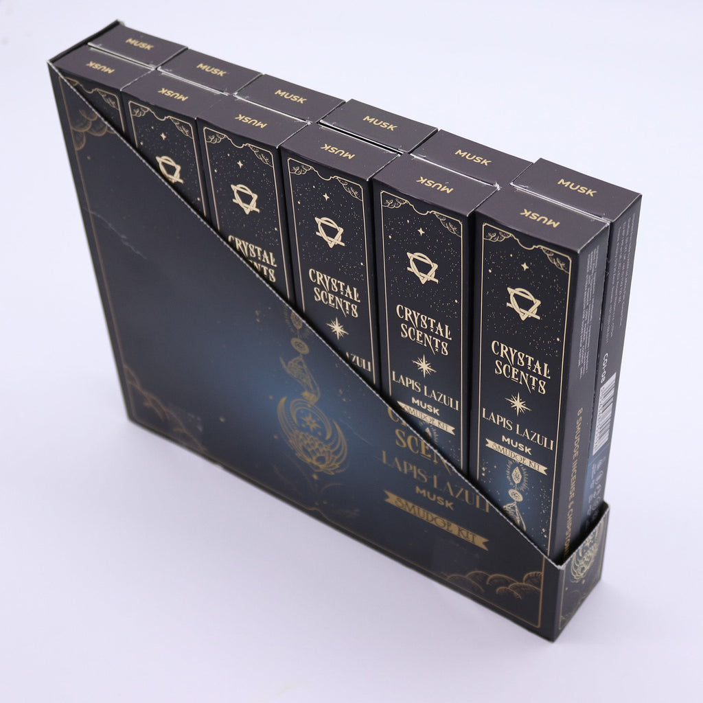 Lapis Crystal Scents Smudge Incense Musk