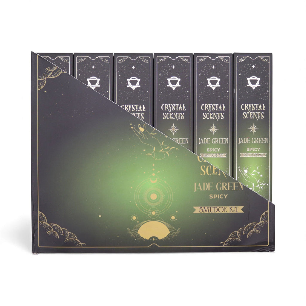 Jade Crystal Scents Smudge Incense Spicy
