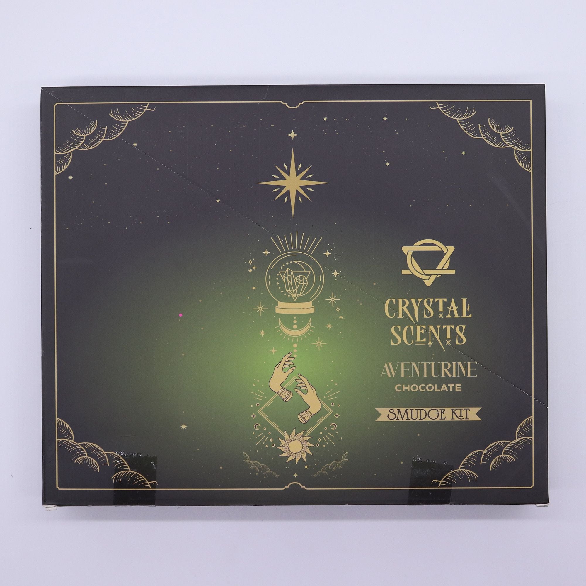 Aventurine Crystal Scents Smudge Incense Chocolate