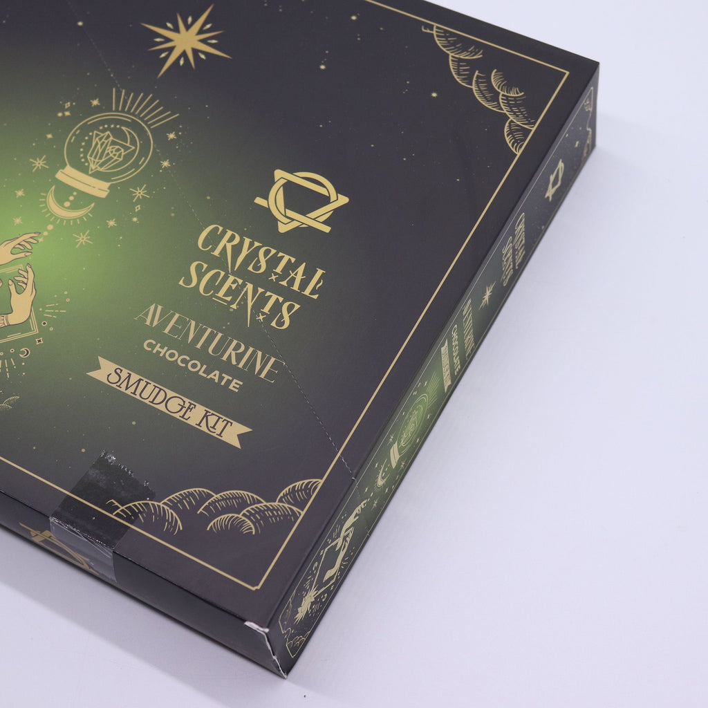 Aventurine Crystal Scents Smudge Incense Chocolate