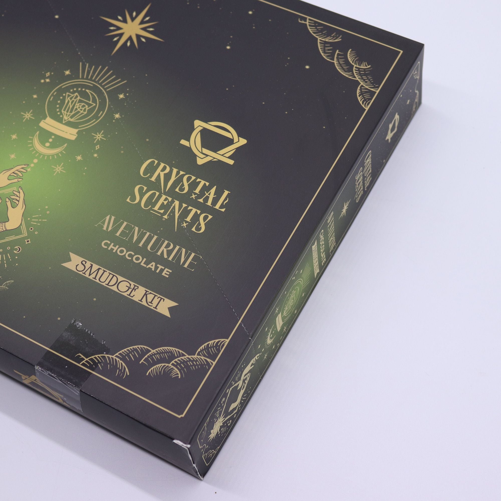 Aventurine Crystal Scents Smudge Incense Chocolate