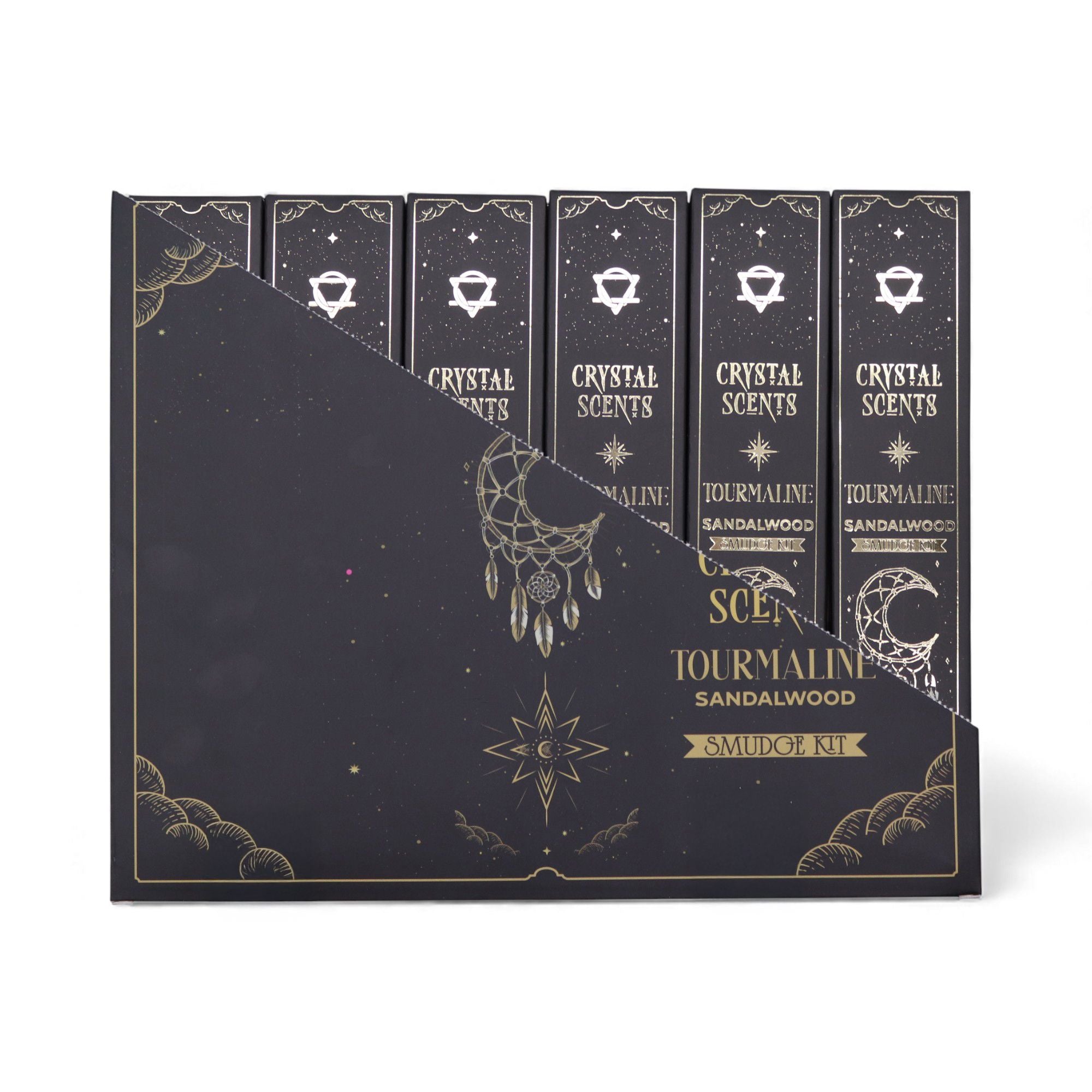 Tourmaline Crystal Scents Smudge Incense Sandalwood
